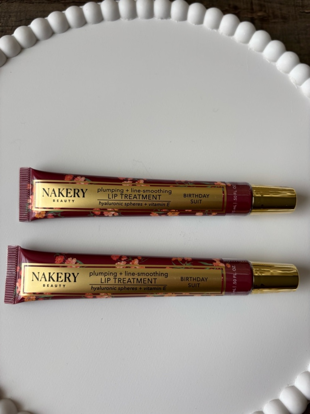 Nakery Beauty Plumping Lip Treatment - Birthday Suit (2-Pack)
